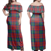 Clan Lindsay Modern Tartan Hawaii Dress ZR35 Clan Lindsay Tartan Hawaii Dress