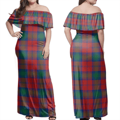 Clan Lindsay Modern Tartan Hawaii Dress ZR35 Clan Lindsay Tartan Hawaii Dress