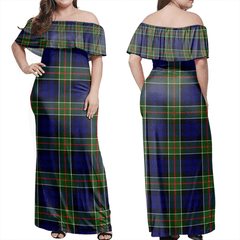 Clan Colquhoun Modern Tartan Hawaii Dress PN85 Clan Colquhoun Tartan Hawaii Dress