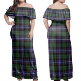 Clan Galbraith Modern Tartan Hawaii Dress DF20 Clan Rait Tartan Hawaii Dress