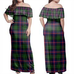 Clan Urquhart Modern Tartan Hawaii Dress JK67 Clan Urquhart Tartan Hawaii Dress