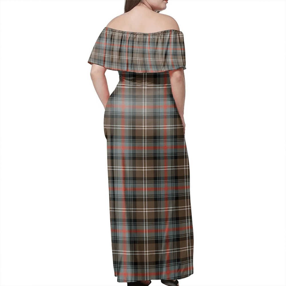Clan Sutherland Weathered Tartan Hawaii Dress ID30 Clan Sutherland Tartan Hawaii Dress
