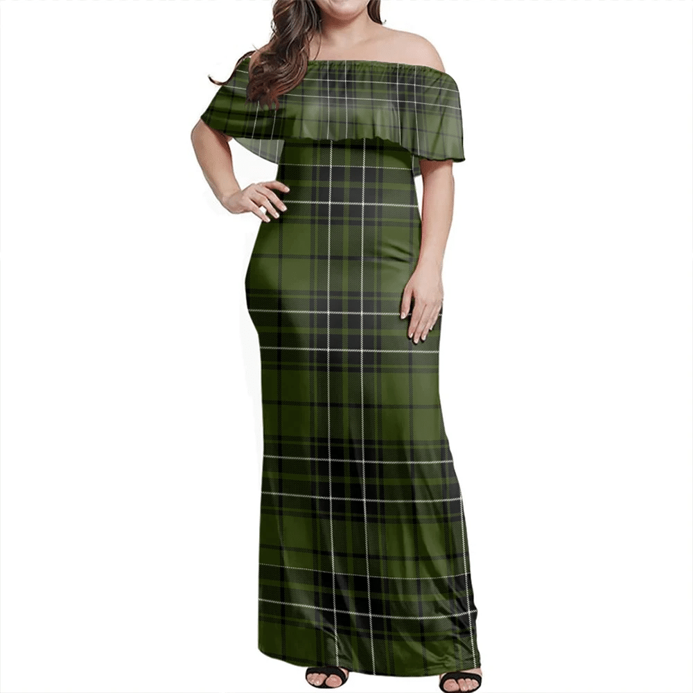 Clan MacLean Hunting Ancient Tartan Hawaii Dress FG73 Tartan Hawaii Dress