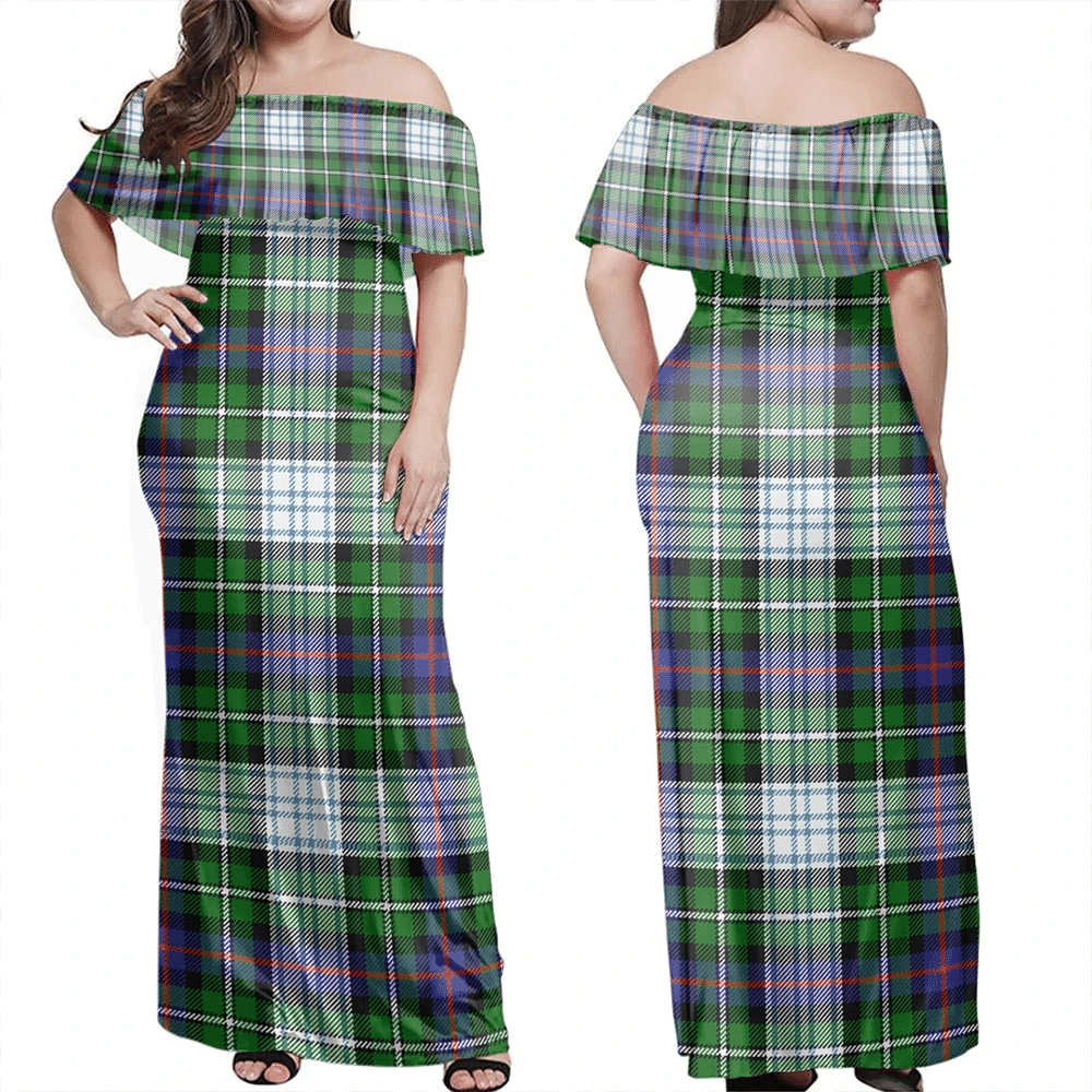 Clan MacKenzie Dress Modern Tartan Hawaii Dress XU30 Clan MacKenzie Tartan Hawaii Dress