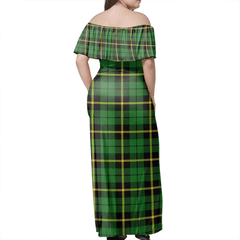 Clan Wallace Hunting Green Tartan Hawaii Dress BB40 Clan Wallace Tartan Hawaii Dress