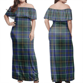 Clan MacInnes Modern Tartan Hawaii Dress DB15 Clan MacInnes Tartan Hawaii Dress