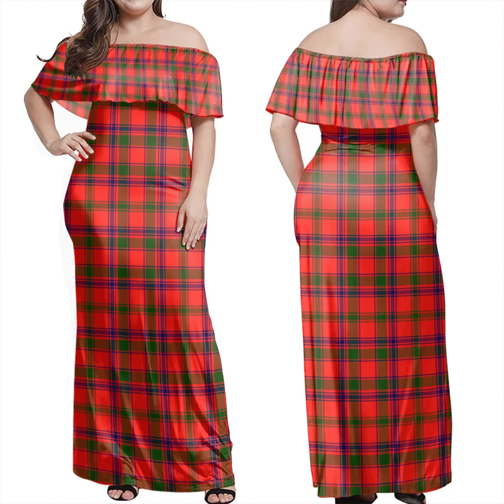 Clan MacColl Modern Tartan Hawaii Dress FP49 Clan MacColl Tartan Hawaii Dress