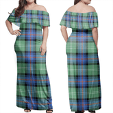 Clan Sutherland Old Ancient Tartan Hawaii Dress BR83 Clan Sutherland Tartan Hawaii Dress
