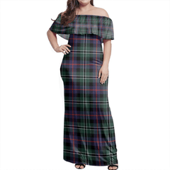 Clan Rose Hunting Modern Tartan Hawaii Dress TU21 Clan Rose Tartan Hawaii Dress