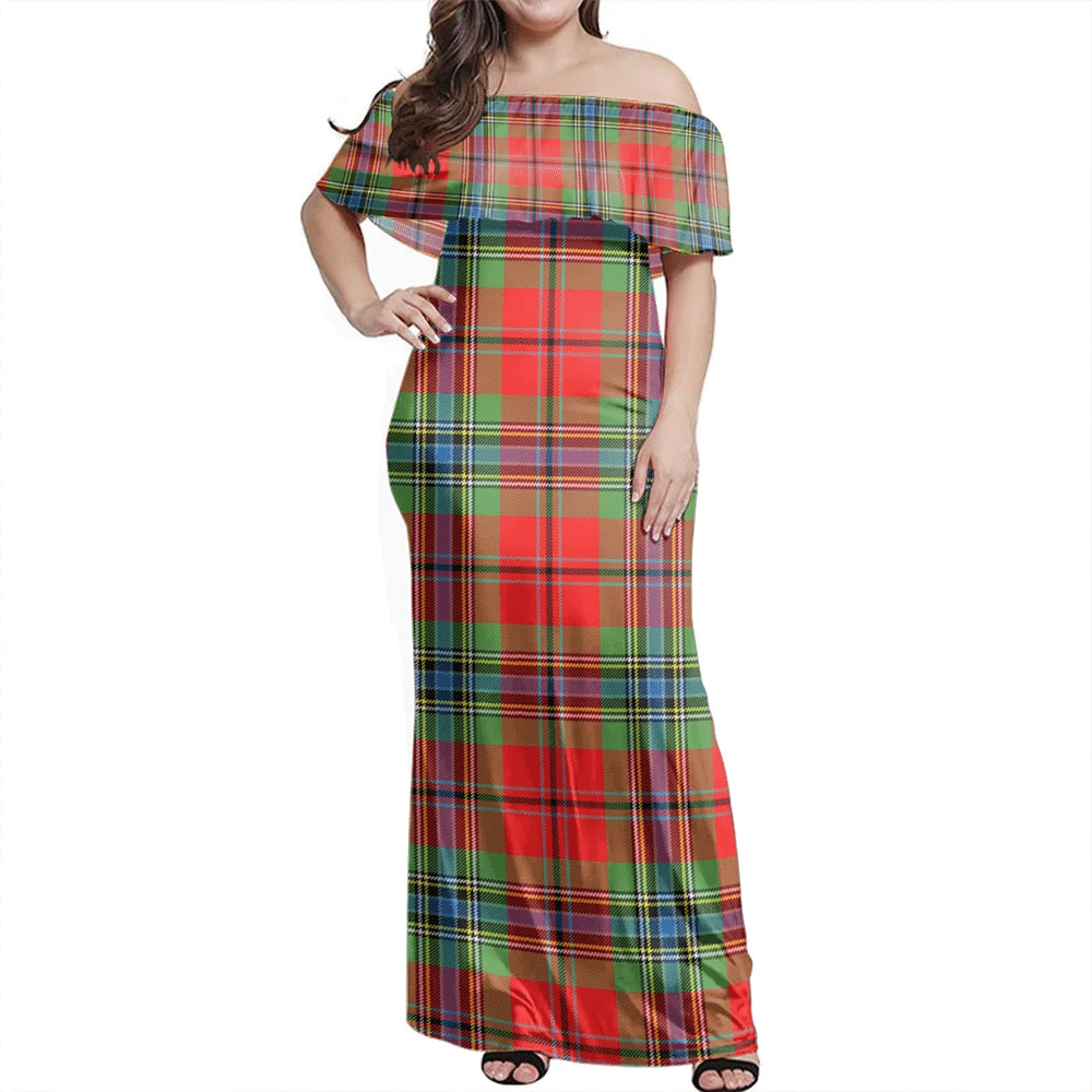 Clan MacLean Of Duart Modern Tartan Hawaii Dress WM20 Tartan Hawaii Dress