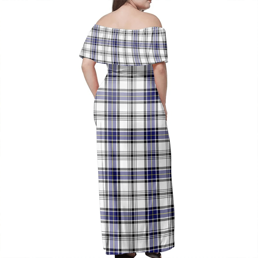 Clan Hannay Modern Tartan Hawaii Dress HC68 Clan Hannay Tartan Hawaii Dress