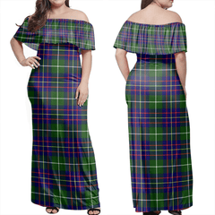 Clan Inglis Modern Tartan Hawaii Dress OJ99 Clan Inglis Tartan Hawaii Dress