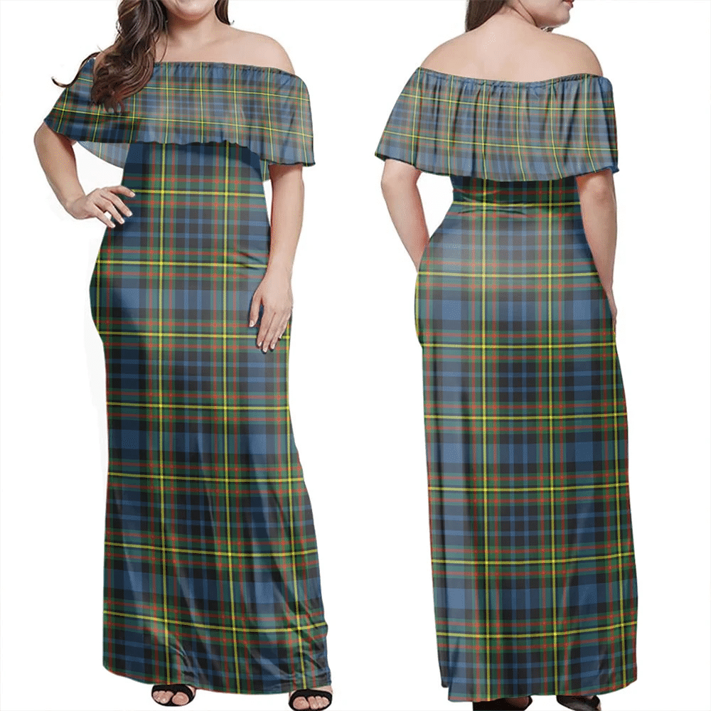 Clan MacLellan Ancient Tartan Hawaii Dress XF13 Tartan Hawaii Dress