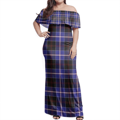 Clan Dunlop Modern Tartan Hawaii Dress QO30 Clan Dunlop Tartan Hawaii Dress