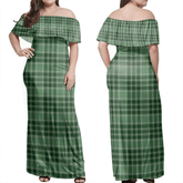 Clan MacDonald Lord Of The Isles Hunting Tartan Hawaii Dress RQ66 Clan MacDonald Tartan Hawaii Dress