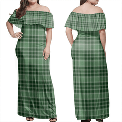 Clan MacDonald Lord Of The Isles Hunting Tartan Hawaii Dress RQ66 Clan MacDonald Tartan Hawaii Dress