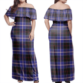 Clan Dunlop Modern Tartan Hawaii Dress QO30 Clan Dunlop Tartan Hawaii Dress