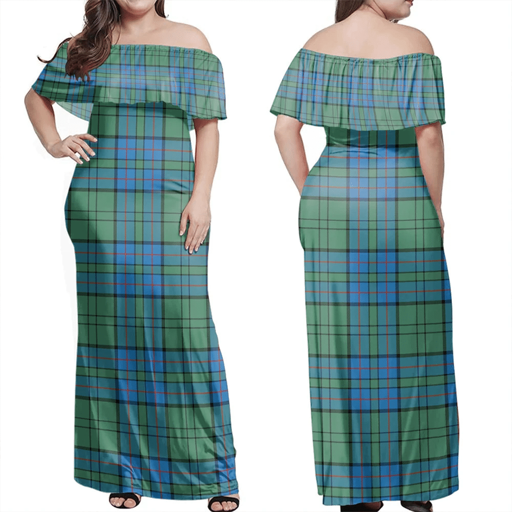Clan Lockhart Tartan Hawaii Dress FT82 Clan Lockhart Tartan Hawaii Dress