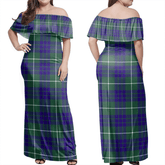 Clan Hamilton Hunting Modern Tartan Hawaii Dress KZ40 Clan Hamilton Tartan Hawaii Dress