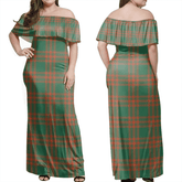 Clan Menzies Green Ancient Tartan Hawaii Dress RE54 Clan Menzies Tartan Hawaii Dress
