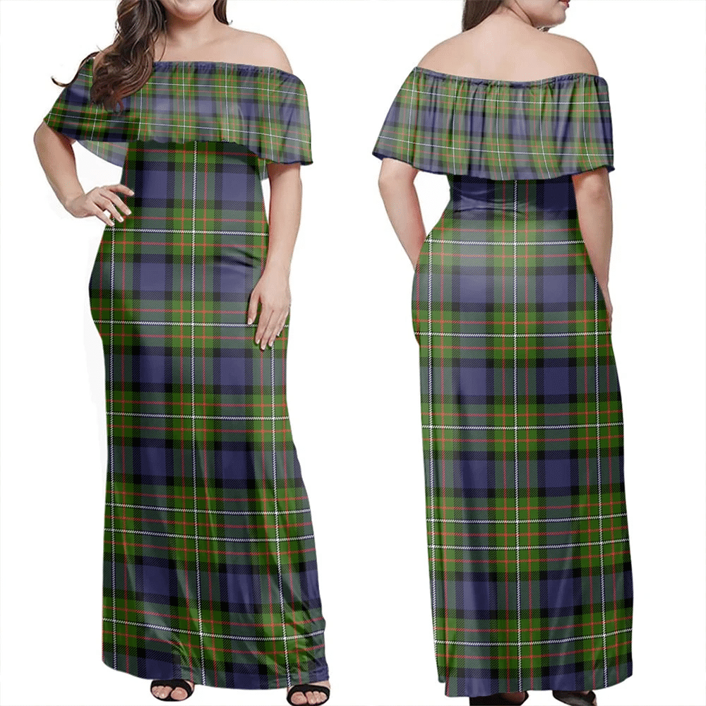 Clan Fergusson Modern Tartan Hawaii Dress XX99 Clan Fergusson Tartan Hawaii Dress