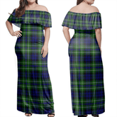Clan MacNeil Of Colonsay Modern Tartan Hawaii Dress HC52 Clan MacNeil / MacNeill Tartan Hawaii Dress