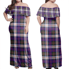 Clan MacDonald Dress Modern Tartan Hawaii Dress ZD45 Clan MacDonald Tartan Hawaii Dress