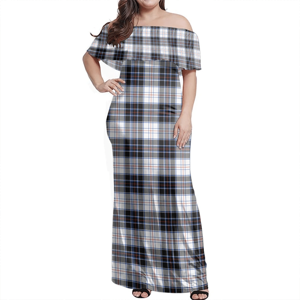 Clan MacRae Dress Modern Tartan Hawaii Dress AY35 Clan MacRae Tartan Hawaii Dress
