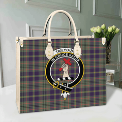 Clan Tailyour Tartan Crest Leather Bag CP41 Clan Borthwick Tartan Today