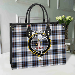 Clan MacRae Dress Modern Tartan Crest Leather Bag HD62 Clan MacRae Tartan Today