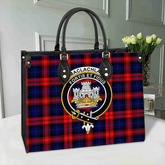 Clan MacLachlan Modern Tartan Crest Leather Bag GJ39 Clan Borthwick Tartan Today