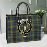Clan MacLellan Ancient Tartan Crest Leather Bag AT78 Clan Borthwick Tartan Today