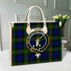 Clan Gunn Modern Tartan Crest Leather Bag XY90 Clan Gunn Tartan Today