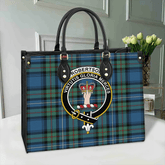 Clan Robertson Hunting Ancient Tartan Crest Leather Bag OM81 Clan Robertson Tartan Today