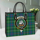 Clan Duncan Ancient Tartan Crest Leather Bag JD13 Clan Duncan Tartan Today