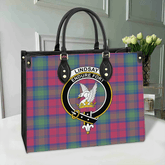 Clan Lindsay Ancient Tartan Crest Leather Bag MC36 Clan Lindsay Tartan Today