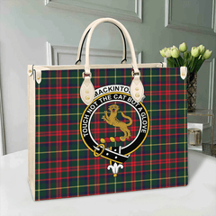 Clan MacKintosh Hunting Modern Tartan Crest Leather Bag DO11 Clan MacKintosh / MacIntosh Tartan Today