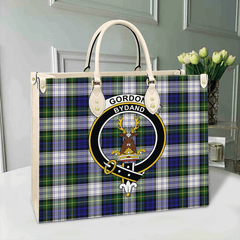 Clan Gordon Dress Modern Tartan Crest Leather Bag QJ63 Clan Gordon Tartan Today