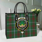 Clan Gayre Tartan Crest Leather Bag DI31 Clan Gayre Tartan Today