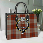 Clan Davidson Dress Dancers Tartan Crest Leather Bag JJ12 Clan Davidson Tartan Today