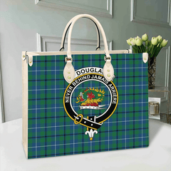 Clan Douglas Ancient Tartan Crest Leather Bag RK94 Clan Douglas Tartan Today