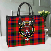 Clan MacNaughton Modern Tartan Crest Leather Bag WV35 Clan MacNaughton Tartan Today
