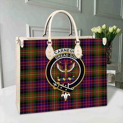 Clan Carnegie Modern Tartan Crest Leather Bag SA15 Clan Carnegie Tartan Today