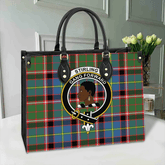 Clan Stirling & Bannockburn District Tartan Crest Leather Bag TP88 Clan Stirling Tartan Today