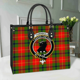 Clan Turnbull Dress Tartan Crest Leather Bag NS21 Clan Turnbull Tartan Today