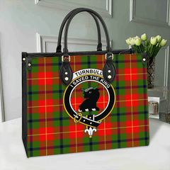 Clan Turnbull Dress Tartan Crest Leather Bag NS21 Clan Turnbull Tartan Today