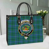 Clan Douglas Ancient Tartan Crest Leather Bag RK94 Clan Douglas Tartan Today