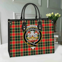 Clan MacLachlan Hunting Modern Tartan Crest Leather Bag PN94 Clan Borthwick Tartan Today
