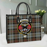 Clan MacLeod Of Harris Weathered Tartan Crest Leather Bag YW79 Clan Borthwick Tartan Today