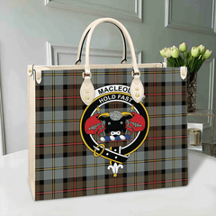 Clan MacLeod Of Harris Weathered Tartan Crest Leather Bag YW79 Clan Borthwick Tartan Today